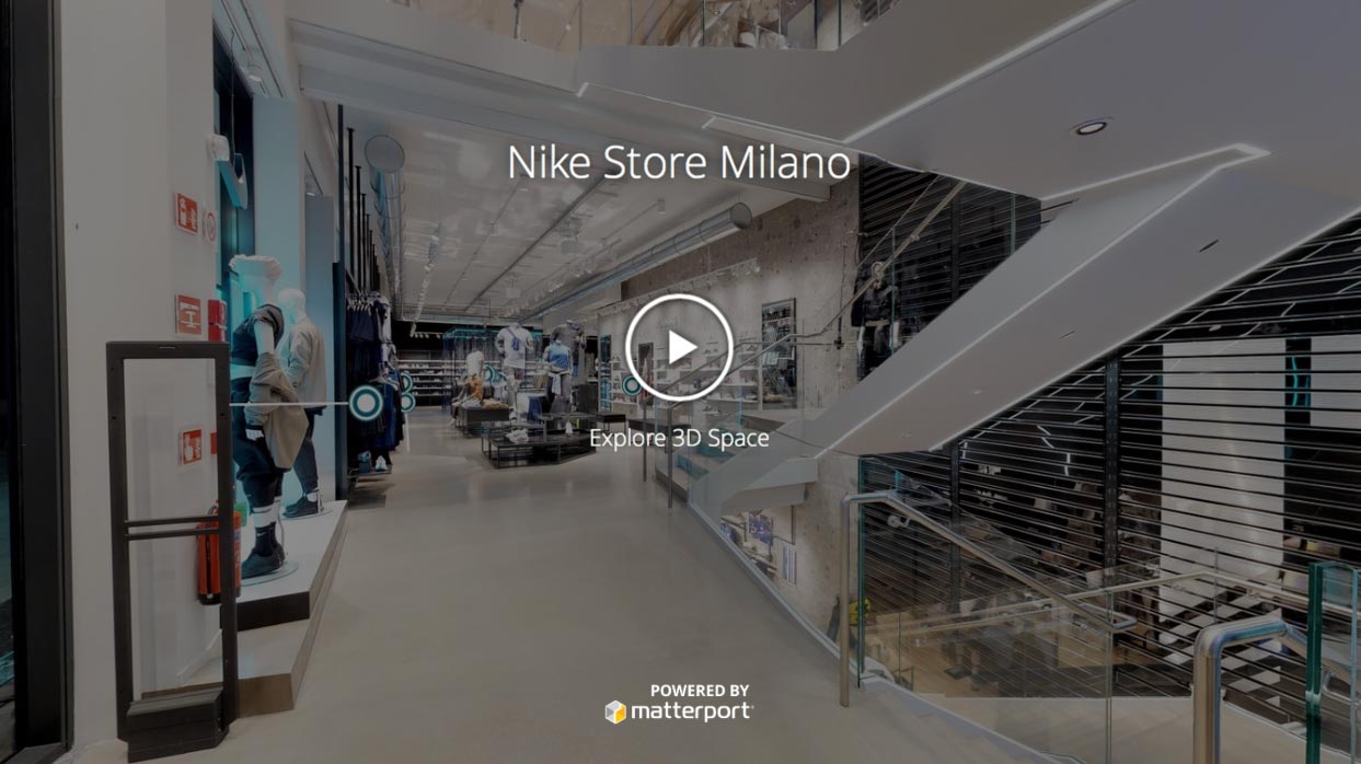 matterport Nike milano